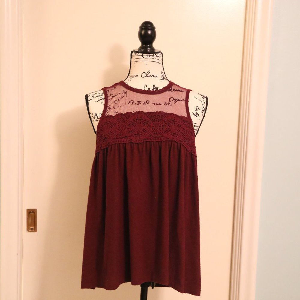 Maroon Blouse
